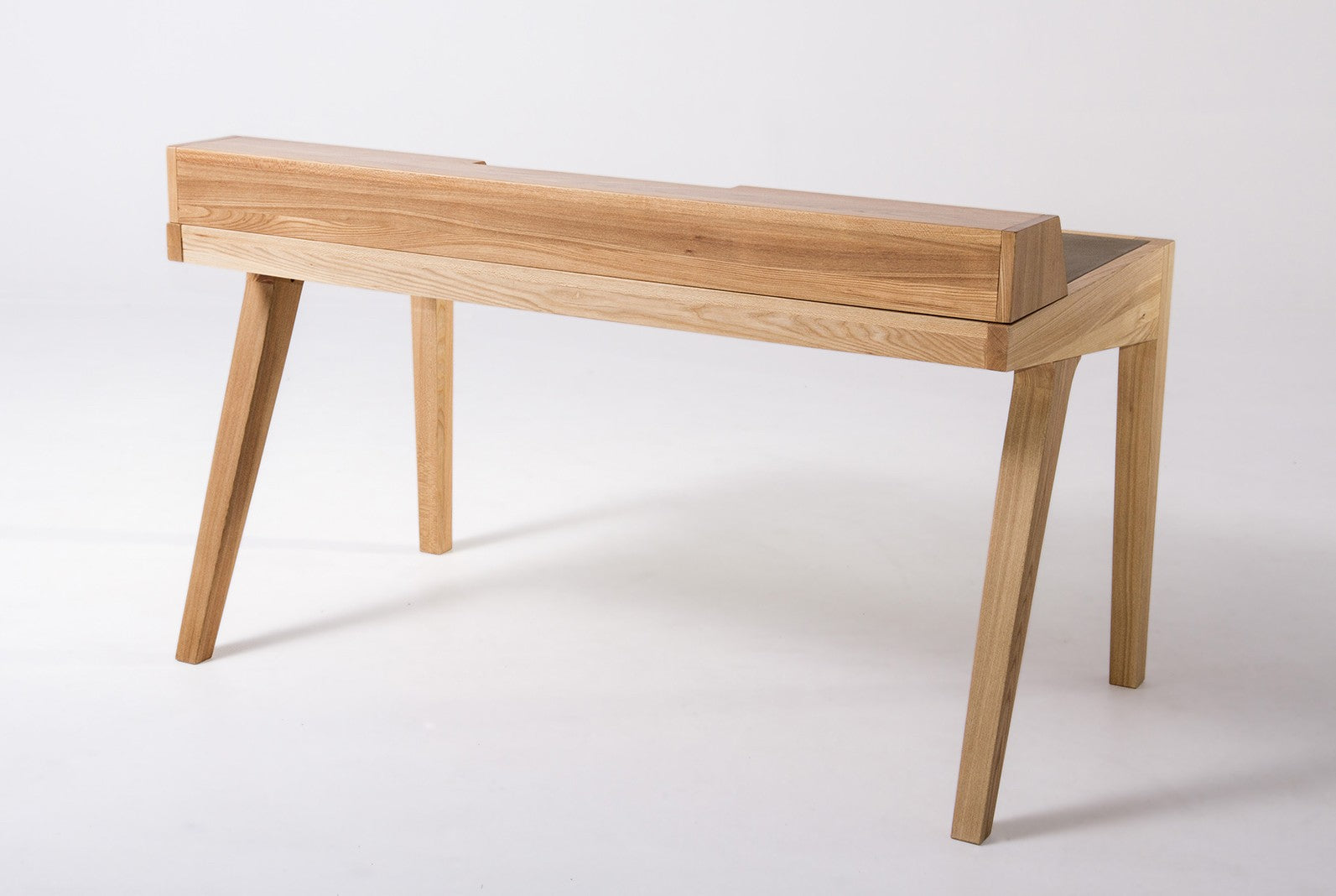 Writer's Desk Elm Olive Leather